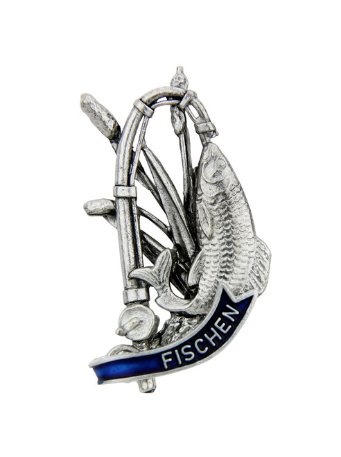 Fishing German Hat Pin